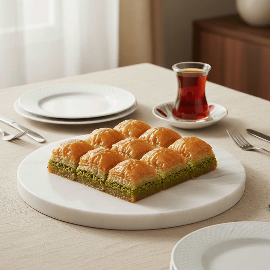 Kocak Premium Lasting Antep Pistachio Baklava - Extended Shelf Life - 1kg - TryAladdin