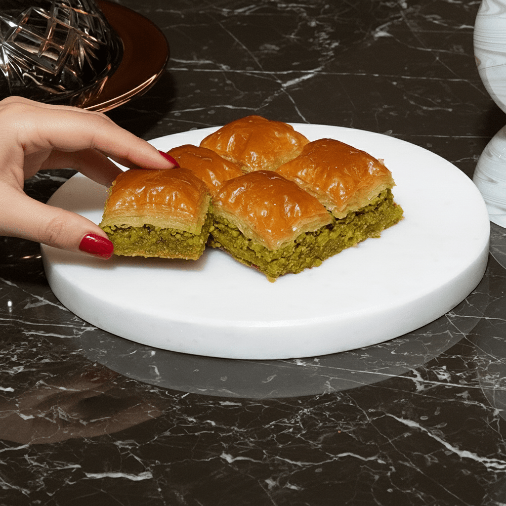 Kocak Professional Large - Cut Square Antep Pistachio Baklava - 1kg - TryAladdin