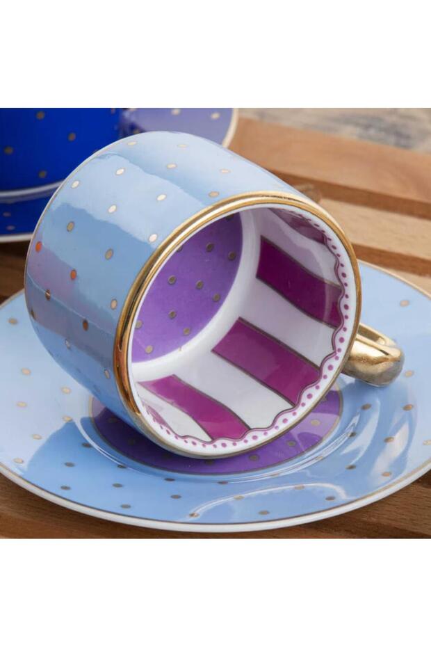 Kosova Elite Porcelain Turkish Coffee Cup Set - 6 Pcs - TryAladdin