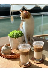 Kucuk Ew Professional Origami Style Glass Tumbler Set - 2 x 400ml - TryAladdin