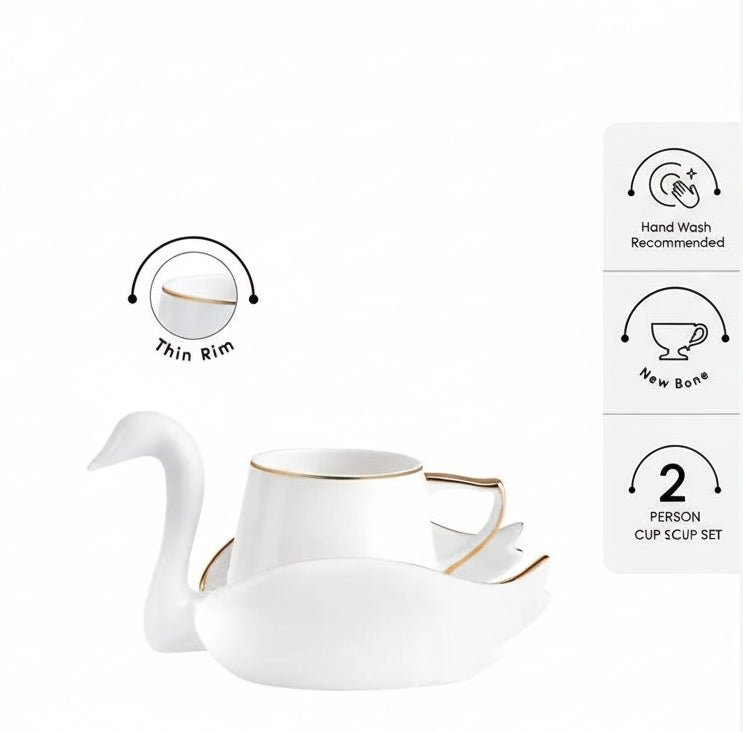Kugu Professional Turkish Coffee Cup Set - 2 x 70ml - TryAladdin