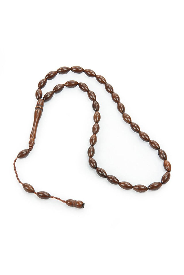 Kuka Wood Tasbih - 33 Beads - 4.5 MM - Barley Cut - TryAladdin