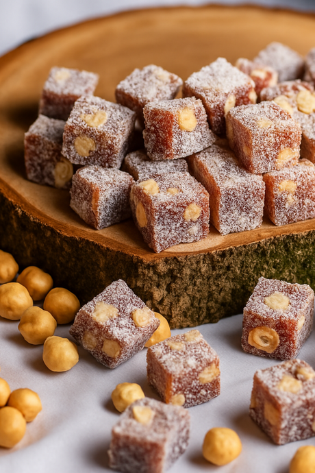 Professional Palmiye Gurme Turkish Carrot & Hazelnut Cezerye Cubes - Gourmet Bulk Pack