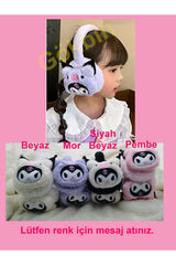 Kuromi Plush Winter Earmuffs - Warm & Stylish - 1 Pair - TryAladdin