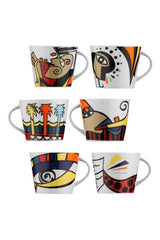 Kutahya Porselen Free Time 12 - Piece 6 - Person Professional Turkish Coffee Set - Collection - TryAladdin