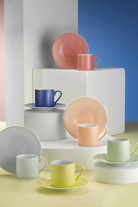 Kutahya Porselen Ruya Premium 12 - Piece Turkish Coffee Serving Set - TryAladdin