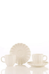 Kutahya Premium Bone China Coffee Set - 4 Piece - 1 Set - TryAladdin