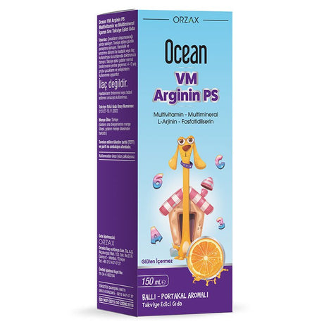 L - Arginine & Multivitamin Liquid Supplement - Honey & Orange Flavor - TryAladdin