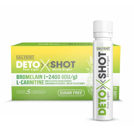 L - Carnitine Bromelain Green Tea Shot - Metabolism & Wellness Support - TryAladdin