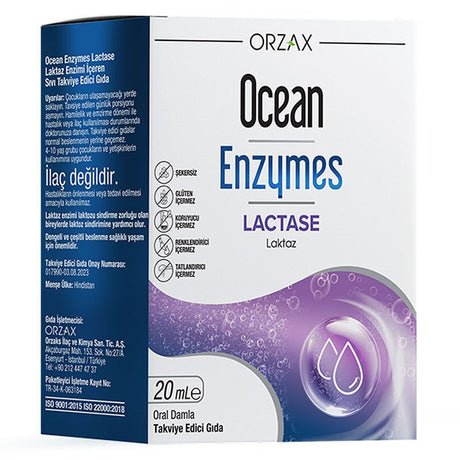Lactase Enzyme Drops - Sugar - Free, Gluten - Free Lactose Digestion - TryAladdin