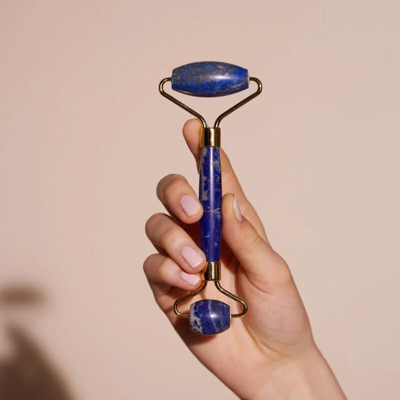 Lapis Lazuli Facial Roller - Natural Skin Care & Beauty Tool - TryAladdin