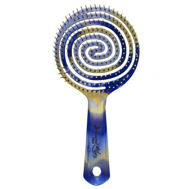 Large Detangling Hair Brush - Marble Design for All Hair Types - TryAladdin