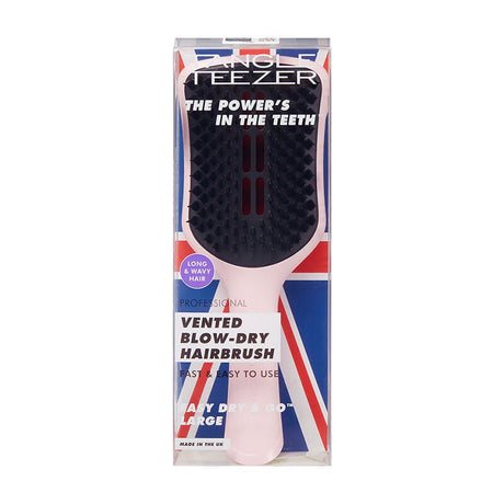Large Vented Easy Dry Hair Blow Dry Brush - Dusky Pink - TryAladdin