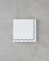 Premium Designer Paper Napkins Black White Pattern 20 Count