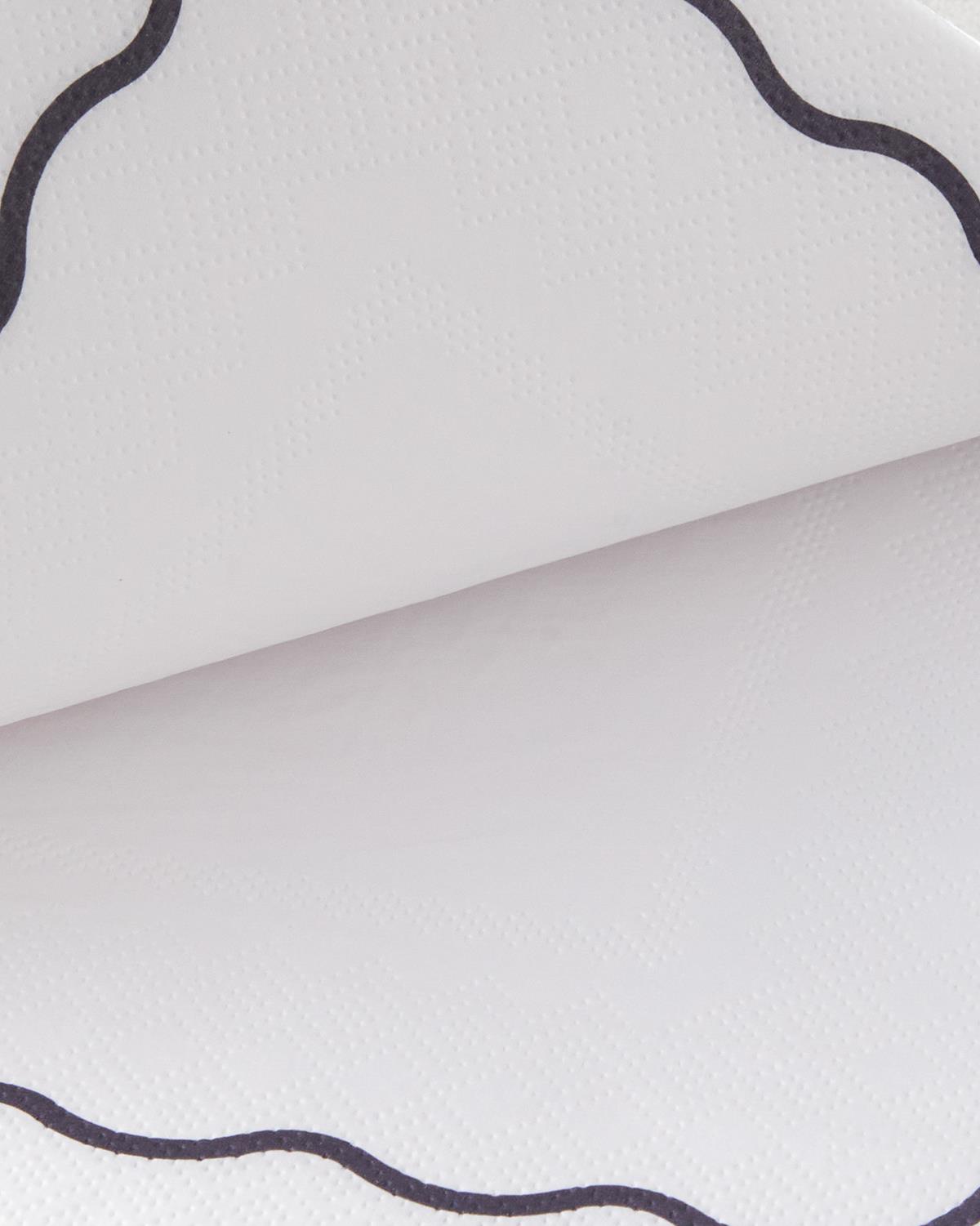 Premium Designer Paper Napkins Black White Pattern 20 Count