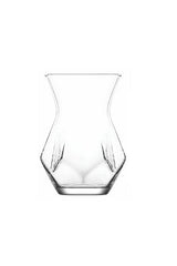 Lav Alya Modern Premium Turkish Tea Glass & Saucer Set - 12 Pcs - TryAladdin