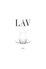 Lav Alya Professional Turkish Tea Glasses Set - 6 Pieces - TryAladdin