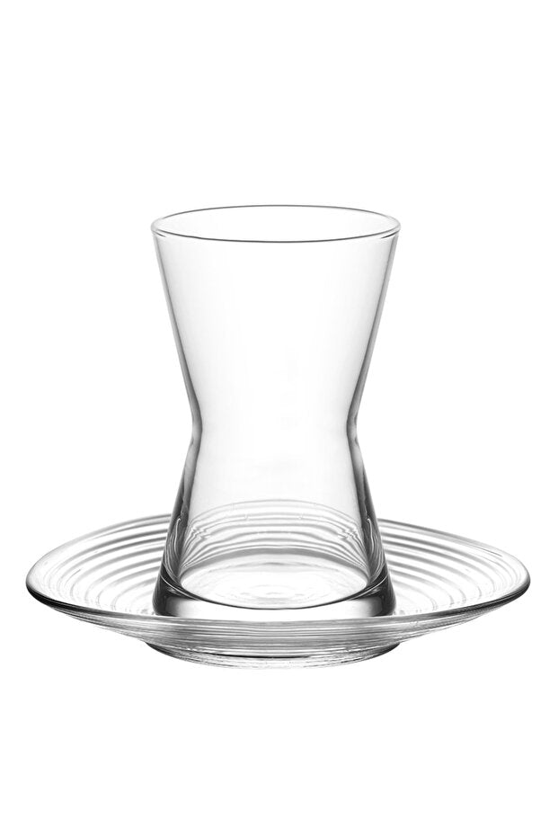 Lav Derin Professional Turkish Tea Glass Set - 6 Person, 140ml - TryAladdin