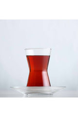 Lav Derin Professional Turkish Tea Glass Set - 6 Person, 140ml - TryAladdin