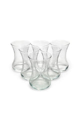 Lav Feyzade Demet Premium Turkish Tea Glass Set - Set of 6 - 135ml - TryAladdin