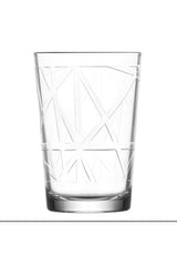 Lav Line Professional Glass Water Tumblers - 6 x 205ml - TryAladdin