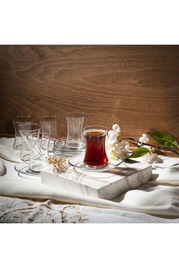 Lav Nez Professional Turkish Tea Set - 12 Piece - TryAladdin