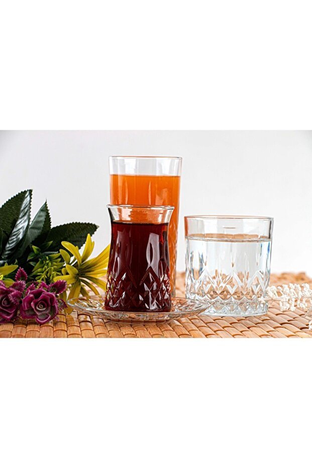 Lav Odin Premium 24 - Piece Glass Tableware Set - 170ml - TryAladdin