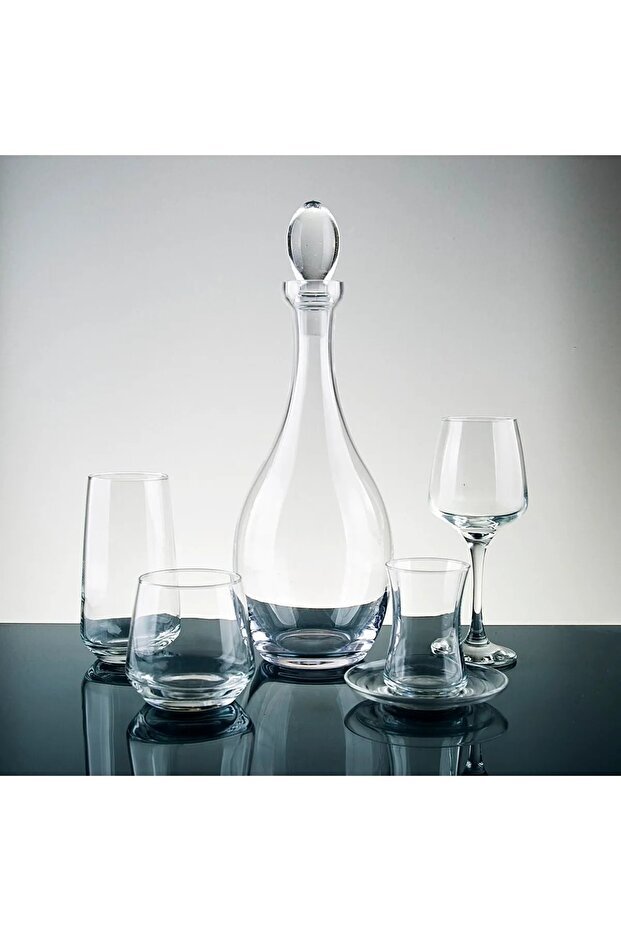 Lav Pazarotesi Premium 61 - Piece 12 - Person Dishwasher Safe Glassware Set - TryAladdin