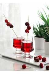 Lav Premium 6 - Piece Magnolia Beverage Glasses Set - Wholesale - TryAladdin