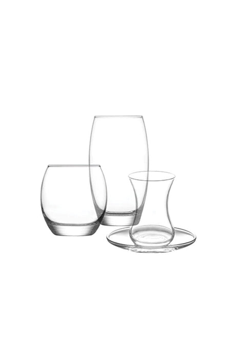 Lav Premium Turkish Glassware Set - 24 - Piece - TryAladdin