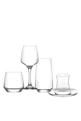 Lav Premium Turkish Glassware Wedding & Home Set - 30 - Piece - TryAladdin