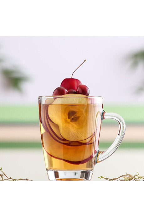 Lav Professional Glass Mug Set - 6 Pcs - 250ml Each - TryAladdin