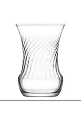 Lav Professional Turkish Pearl Design Tea Glass Set - 6 Count x 105ml - TryAladdin