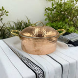 Lavina | Copper Cooking Pot (20 cm) - TryAladdin