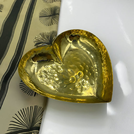 Lavina | Copper Heart Shaped Bowl Gold Color (13 cm)