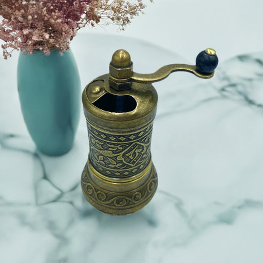 Lavina | Spice/Coffee Grinder Traditional Ottoman Style Copper Bronze Color (10 cm)