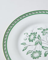 Premium Bone Porcelain 24 Piece Dinnerware Set 6 Person Green