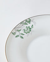 Premium Bone Porcelain 24 Piece Dinnerware Set 6 Person Green