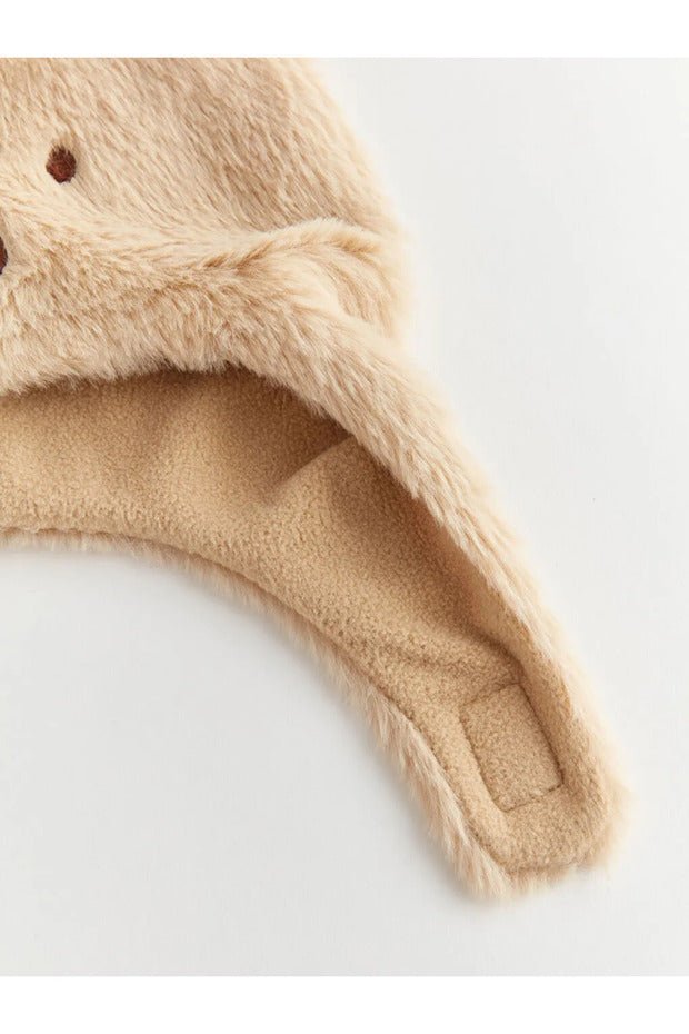 LcW baby Plush Bear Beanie - Warm & Adorable for Boys - TryAladdin