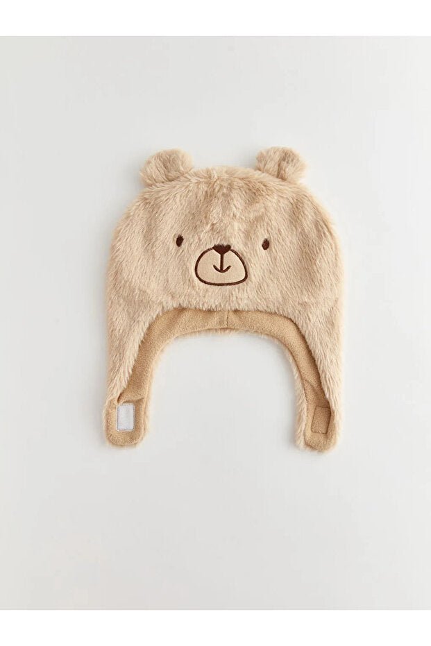 LcW Baby Soft Faux Fur Bear Beanie - Warm & cute - TryAladdin