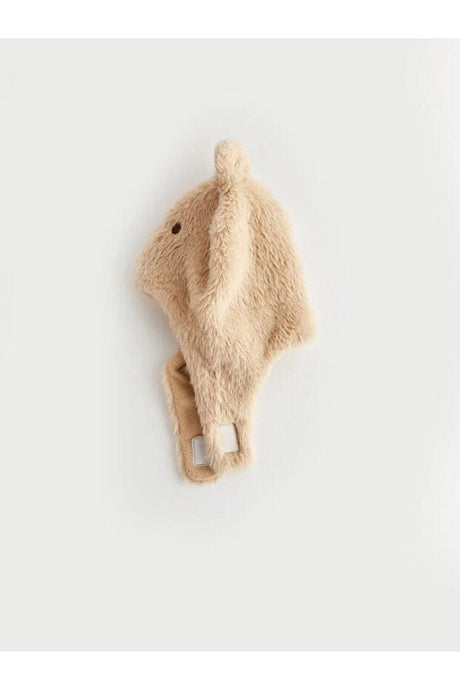 LCW Baby Soft Faux Fur Bear Beanie - Warm & Cute - TryAladdin