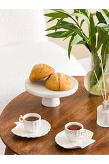 LCW Home Premium Oyster Porcelain Turkish Coffee Cup Set - 2 x 90ml - TryAladdin