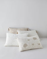 Premium Decorative Pillow   Ecru Filled Cushion   35x55 cm
