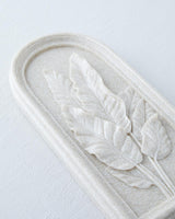Elegant Botanical Wall Decor Accessory Beige Textured Design