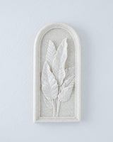 Elegant Botanical Wall Decor Accessory Beige Textured Design