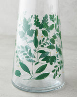 Professional Grade Leafscape Glassware Collection 3 Piece Water Set Green