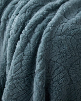 Premium Jacquard Wellsoft Throw Blanket   Leafy Garden Sage Green