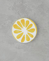 Professional Ceramic Lemon Drink Coaster 11cm