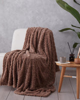 Premium-Jacquard-Wellsoft-TV-Blanket-Leopard-Pattern-Dark-Beige