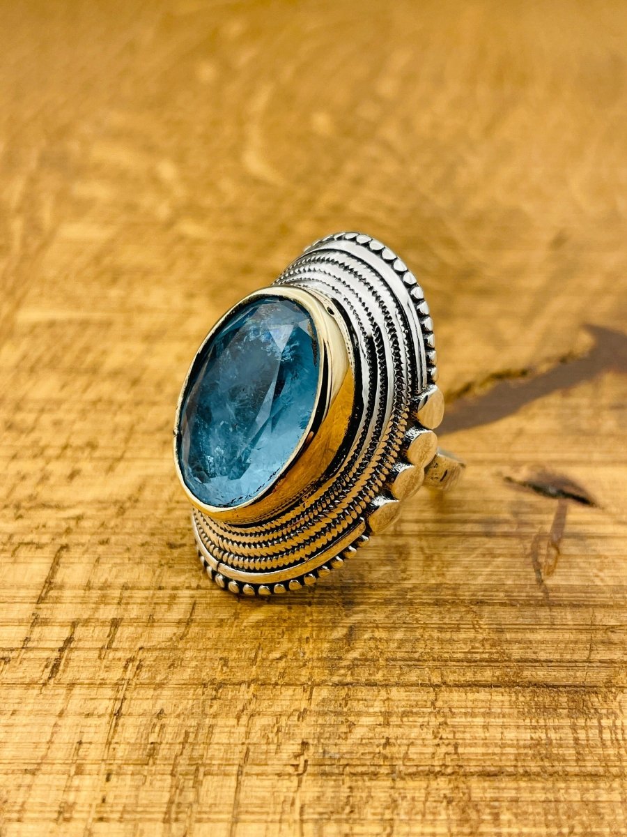 Light Blue Paraiba Ring